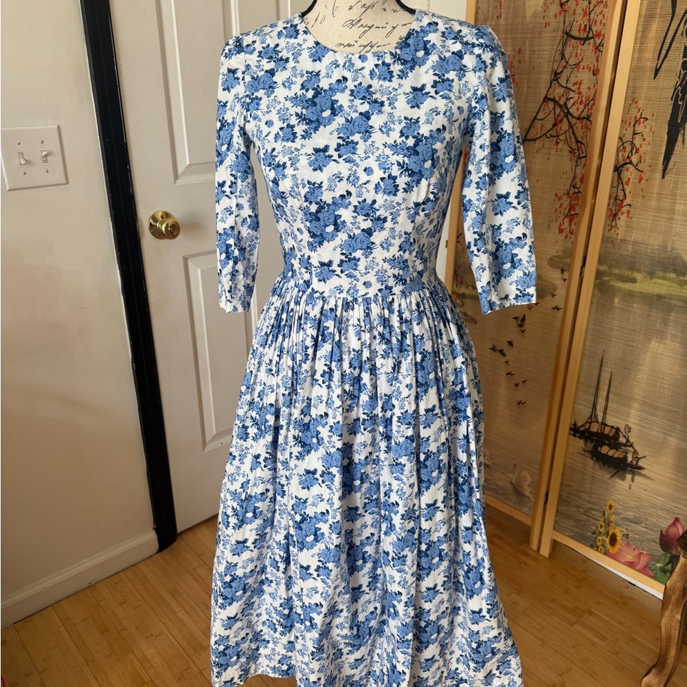 Cottagecore Hearts and Found floral dress